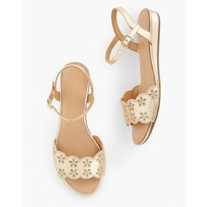 Talbots Daisy Eyelet Sandals